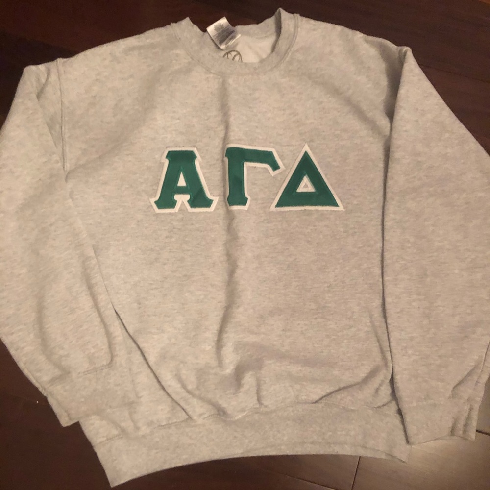 ALPHA GAMMA DELTA crew neck